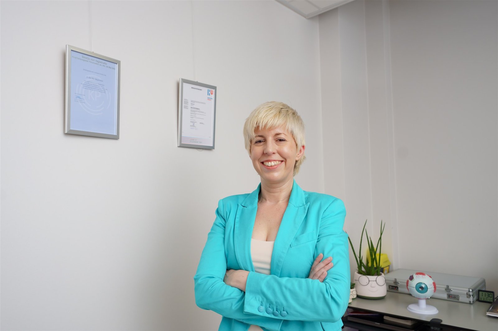 Portrait of Silvia Del Rio, Optometrist in Amsterdam at Zeker Zicht.